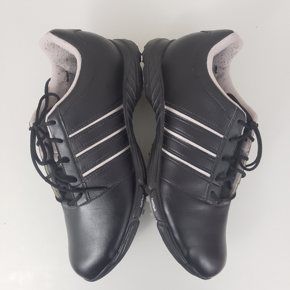 Adidas Golf Lite 816187 Lace Up Black GOLF Shoes Women's Size US 9. - Picture 7 of 11